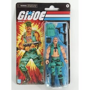 GI Joe Retro Gung-Ho Action Figure New Bubble Lifted Card Bent Hasbro 2022